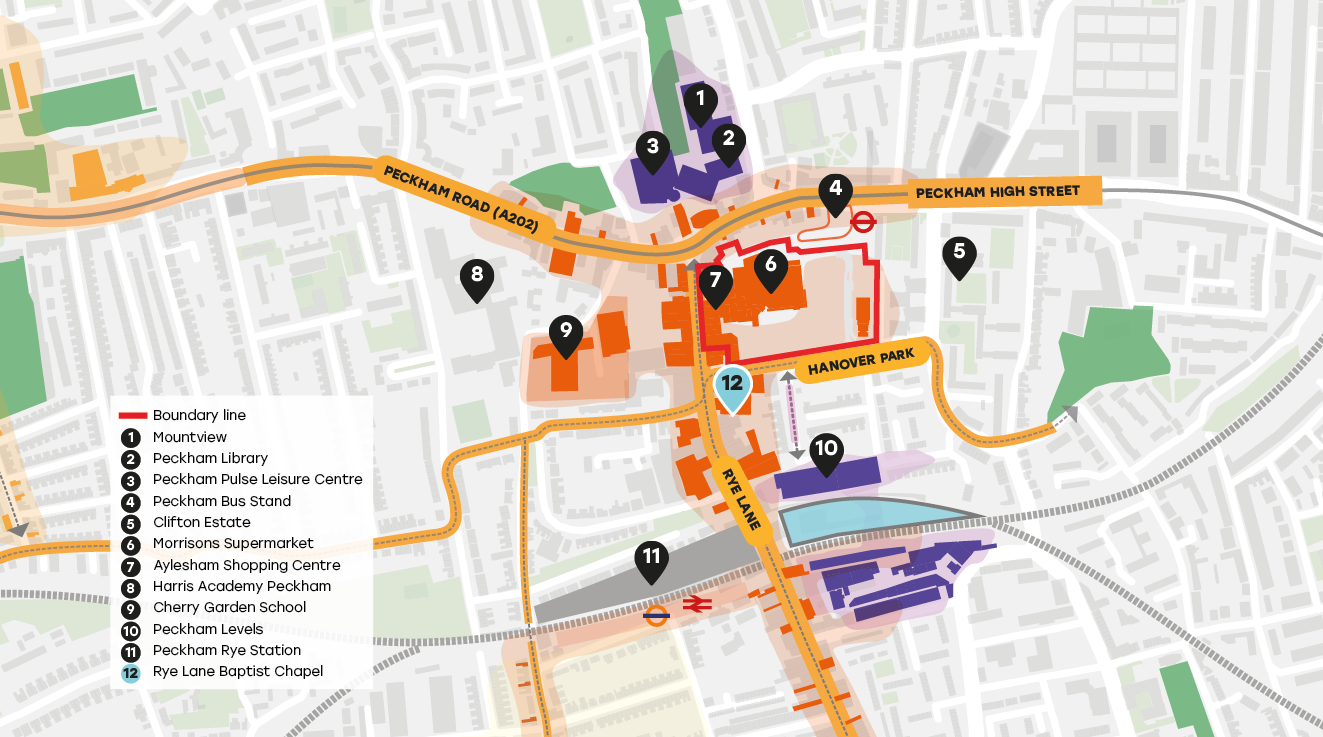 Aylesham Centre - Website Map